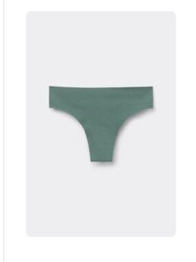 Intimissimi Seamless Cotton Brazilian Briefs - Teal